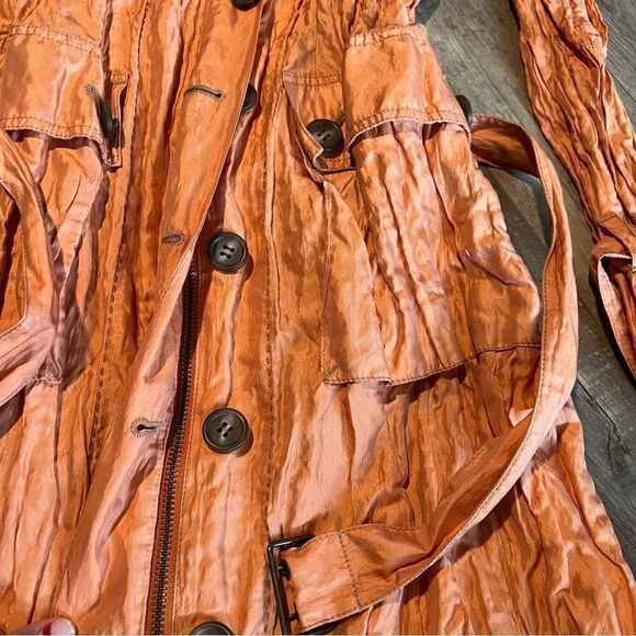 Peruvian connection long coral jacket size 6 - Picture 3 of 9